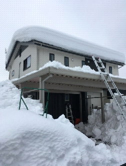 カーポートの屋根雪おろしはお早めに
