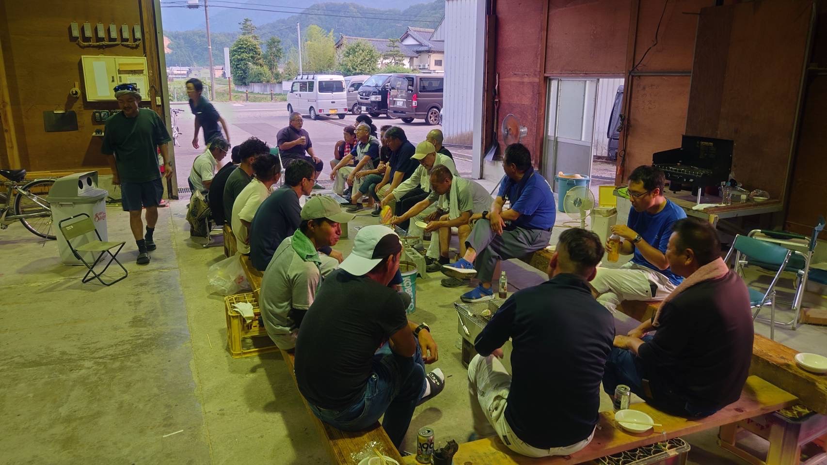 あまや製材協力会社　BBQ開催